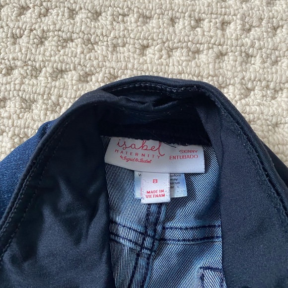 Bundle- Maternity clothing- size 8 jeans + medium top- 3 pieces - Picture 2 of 4